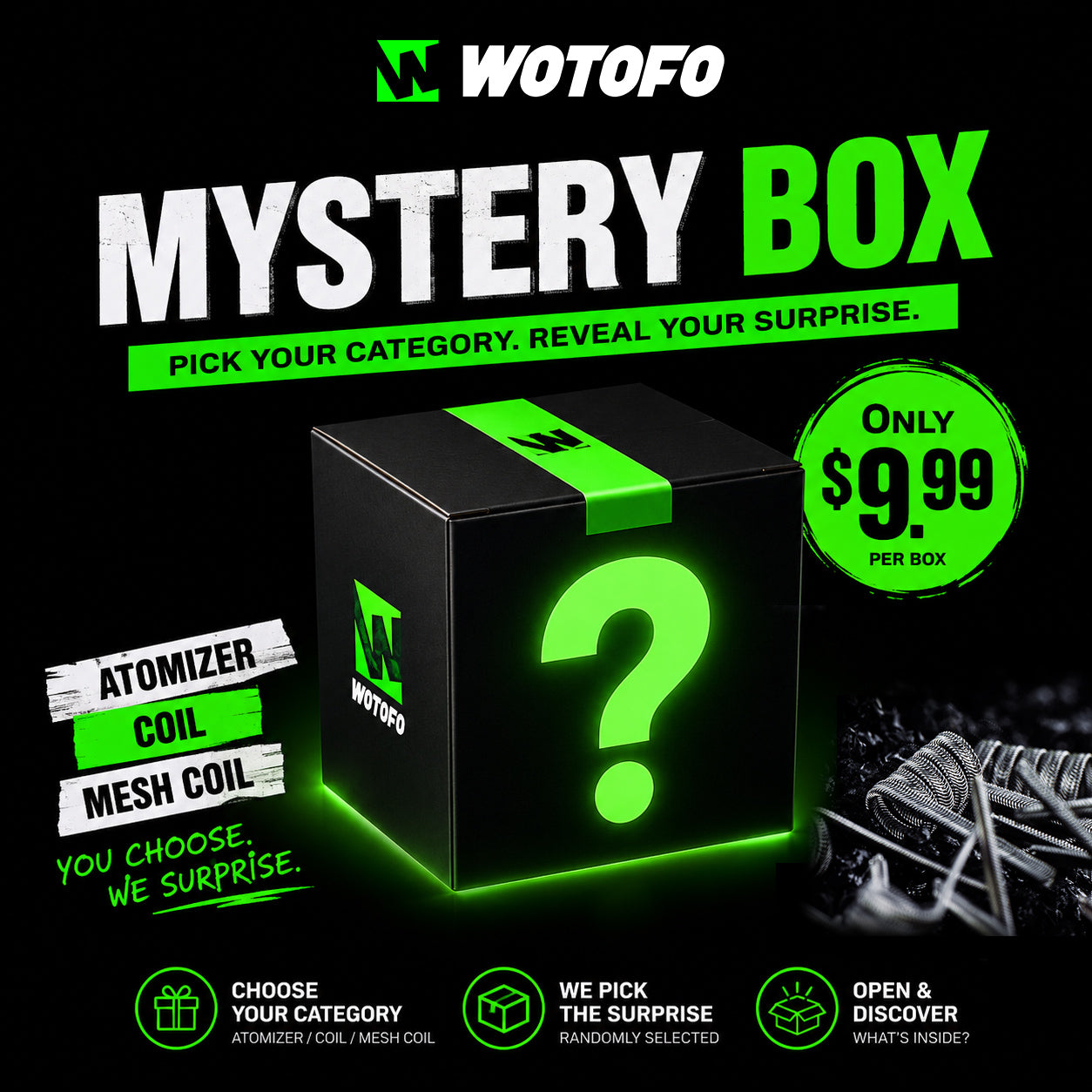 Vape Accessories Mystery Box【USA Warehouse】