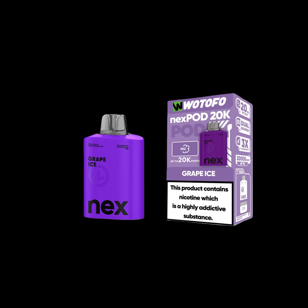 nexPOD 20K Replacement Pod 20mg Pure Flavor, Smart Connection nexPOD 20K Replacement Pod 20mg Pure Flavor, Smart Connection